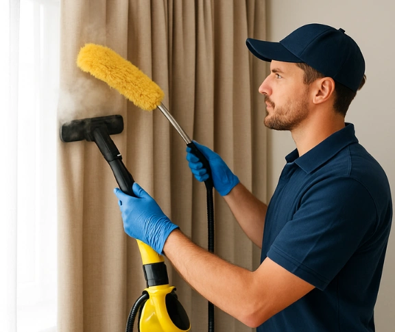 Trusted blind cleaning technician Matty Curtain Cleaning ashfield-nsw QLD